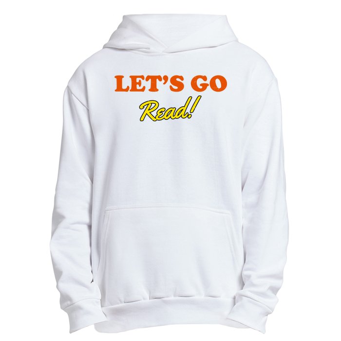 Lets Go Read Distress Book Club Urban Pullover Hoodie