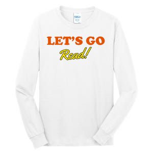 Lets Go Read Distress Book Club Tall Long Sleeve T-Shirt