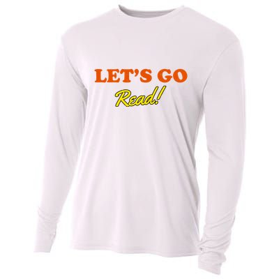 Lets Go Read Distress Book Club Cooling Performance Long Sleeve Crew