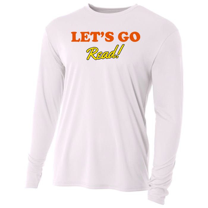 Lets Go Read Distress Book Club Cooling Performance Long Sleeve Crew