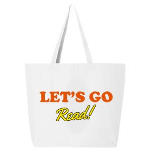 Lets Go Read Distress Book Club 25L Jumbo Tote