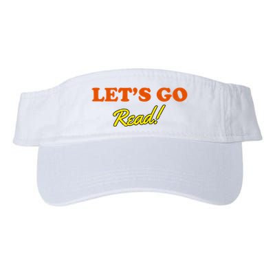 Lets Go Read Distress Book Club Visor