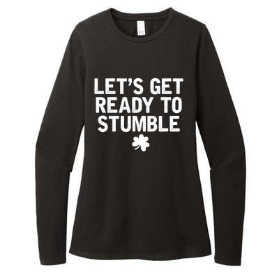 Let's Get Ready To Stumble Funny St Patrick's Day Womens CVC Long Sleeve Shirt