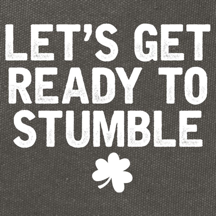 Let's Get Ready To Stumble Funny St Patrick's Day Cotton Canvas Backpack