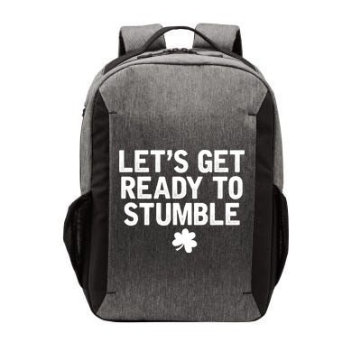 Let's Get Ready To Stumble Funny St Patrick's Day Vector Backpack