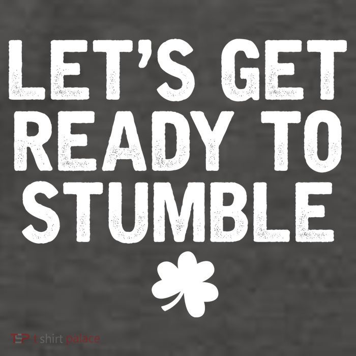 Let's Get Ready To Stumble Funny St Patrick's Day Vector Backpack