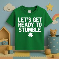 Let's Get Ready To Stumble Funny St Patrick's Day Toddler T-Shirt