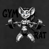 Lady Gym Rat Workout 11oz C Handle Ceramic Mug