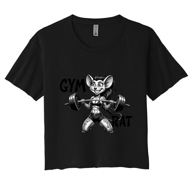 Lady Gym Rat Workout Crop Top