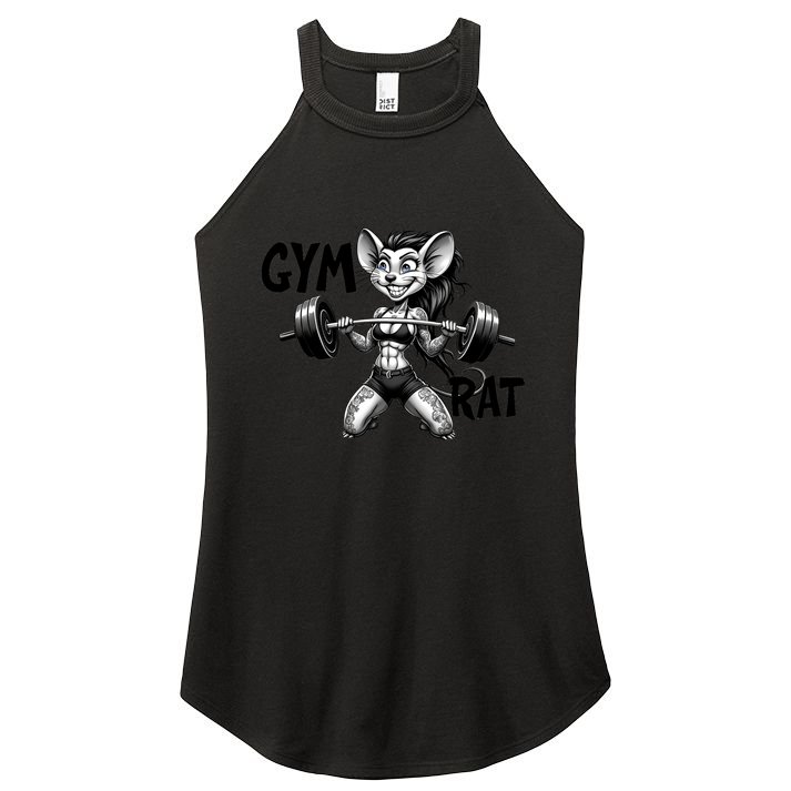 Lady Gym Rat Workout Women's Perfect Tri Rocker Tank