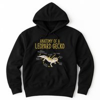 Leopard Gecko Reptile Pet Anatomy Of A Leopard Gecko Hoodie