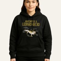 Leopard Gecko Reptile Pet Anatomy Of A Leopard Gecko Hoodie