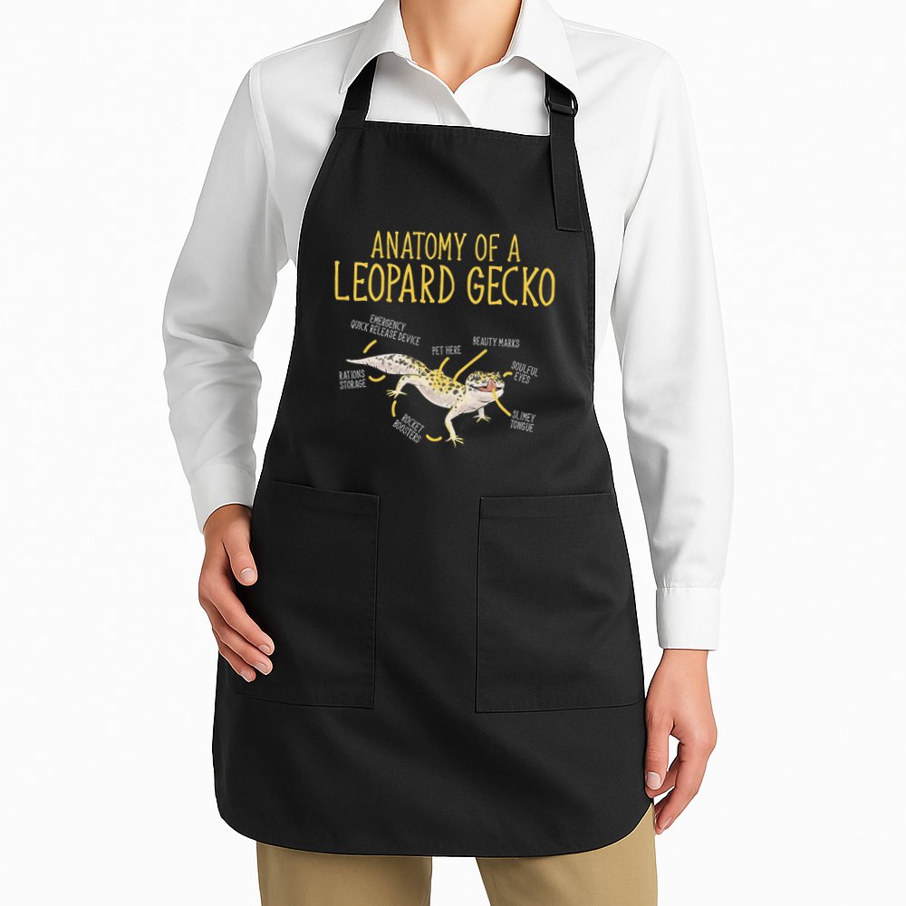 Leopard Gecko Reptile Pet Anatomy Of A Leopard Gecko Apron