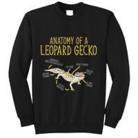 Leopard Gecko Reptile Pet Anatomy Of A Leopard Gecko Sweatshirt