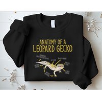 Leopard Gecko Reptile Pet Anatomy Of A Leopard Gecko Sweatshirt
