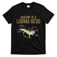 Leopard Gecko Reptile Pet Anatomy Of A Leopard Gecko T-Shirt