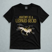 Leopard Gecko Reptile Pet Anatomy Of A Leopard Gecko T-Shirt