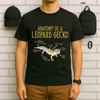Leopard Gecko Reptile Pet Anatomy Of A Leopard Gecko T-Shirt
