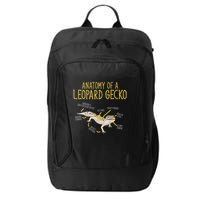 Leopard Gecko Reptile Pet Anatomy Of A Leopard Gecko City Backpack