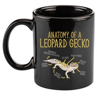 Leopard Gecko Reptile Pet Anatomy Of A Leopard Gecko 11oz C Handle Ceramic Mug