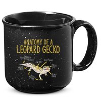 Leopard Gecko Reptile Pet Anatomy Of A Leopard Gecko 15oz Campfire Ceramic Mug