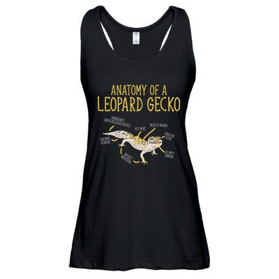Leopard Gecko Reptile Pet Anatomy Of A Leopard Gecko Ladies Essential Flowy Tank