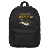 Leopard Gecko Reptile Pet Anatomy Of A Leopard Gecko 16 in Basic Backpack