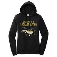 Leopard Gecko Reptile Pet Anatomy Of A Leopard Gecko Women's Pullover Hoodie