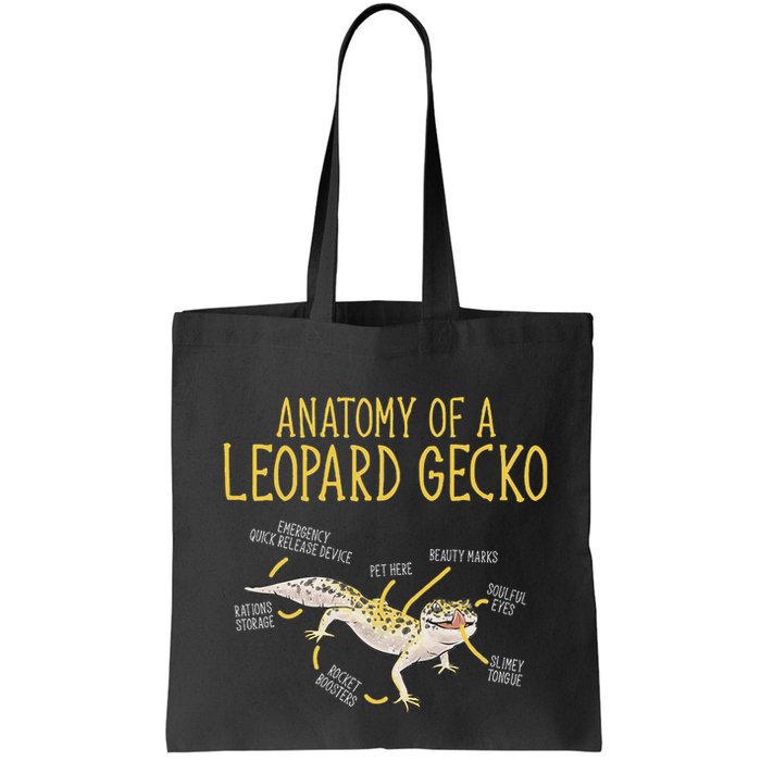 Leopard Gecko Reptile Pet Anatomy Of A Leopard Gecko Bag