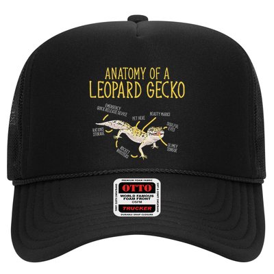 Leopard Gecko Reptile Pet Anatomy Of A Leopard Gecko Trucker Hat