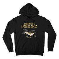Leopard Gecko Reptile Pet Anatomy Of A Leopard Gecko Tall Hoodie