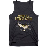 Leopard Gecko Reptile Pet Anatomy Of A Leopard Gecko Tank Top