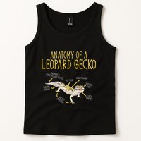 Leopard Gecko Reptile Pet Anatomy Of A Leopard Gecko Tank Top