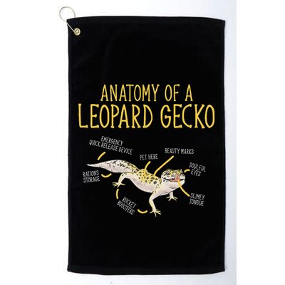 Leopard Gecko Reptile Pet Anatomy Of A Leopard Gecko Golf Towel