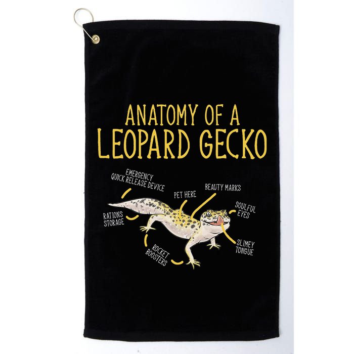 Leopard Gecko Reptile Pet Anatomy Of A Leopard Gecko Golf Towel