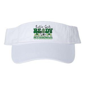 Let's Get Ready To Stumble Plaid St Pattricks Day Valucap Bio-Washed Visor