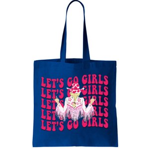 Lets Go Rodeo Western Country Cowgirl Bachelorette Tote Bag