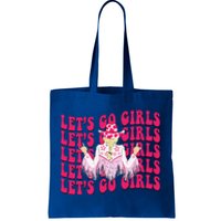 Lets Go Rodeo Western Country Cowgirl Bachelorette Tote Bag