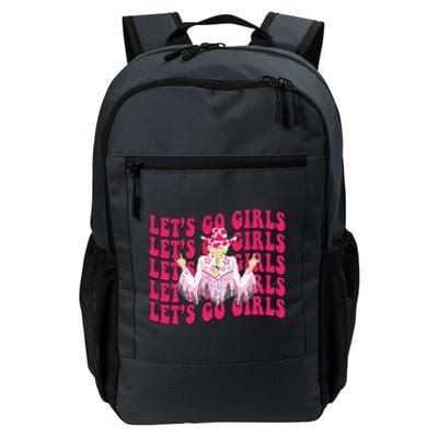 Lets Go Rodeo Western Country Cowgirl Bachelorette Daily Commute Backpack