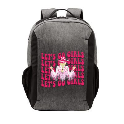 Lets Go Rodeo Western Country Cowgirl Bachelorette Vector Backpack