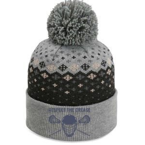 Lacrosse Goalie Respect The Crease Lax The Baniff Cuffed Pom Beanie