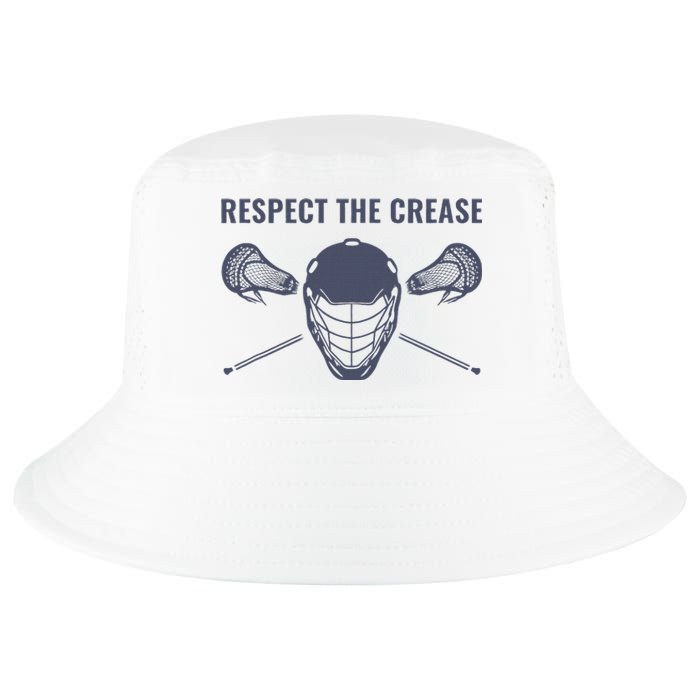 Lacrosse Goalie Respect The Crease Lax Cool Comfort Performance Bucket Hat