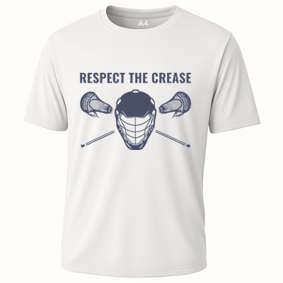 Lacrosse Goalie Respect The Crease Lax Performance Shirt