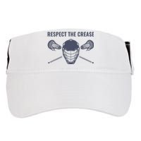 Lacrosse Goalie Respect The Crease Lax Adult Drive Performance Visor