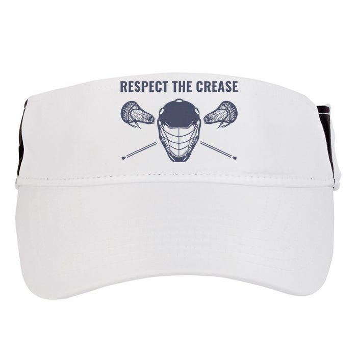 Lacrosse Goalie Respect The Crease Lax Adult Drive Performance Visor