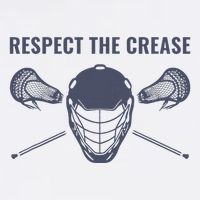 Lacrosse Goalie Respect The Crease Lax Adult Drive Performance Visor