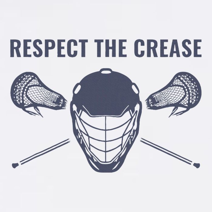 Lacrosse Goalie Respect The Crease Lax Adult Drive Performance Visor