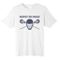 Lacrosse Goalie Respect The Crease Lax Tall Fusion ChromaSoft Performance T-Shirt