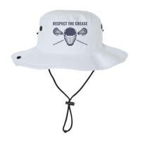 Lacrosse Goalie Respect The Crease Lax Legacy Cool Fit Booney Bucket Hat