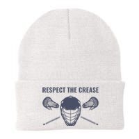 Lacrosse Goalie Respect The Crease Lax Knit Cap Winter Beanie